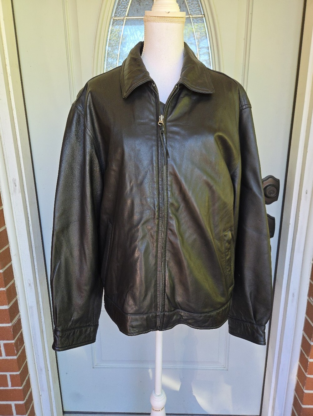 Colebrook Black Leather Jacket